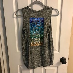 VS PINK Sequin Tank Size XS